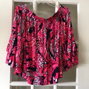 Lilly Pulitzer Tobyn Top Off the Shoulder